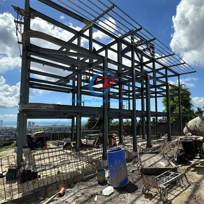 Bangunan Struktur Baja Bertingkat Bertahan Api Untuk Ruang Kerja yang Aman
