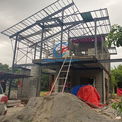 Konstruksi Baja Arsitektur Modern Q345b Q235b Kerangka Baja Bangunan Bertingkat