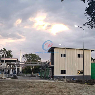 Konstruksi Bangunan Struktur Baja Kantor Dengan Opsi Lapisan Termal Terisolasi