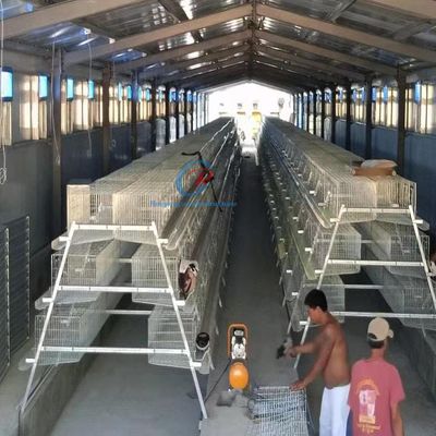 Struktur Baja Disesuaikan Rumah Unggas tahan api untuk peternakan susu