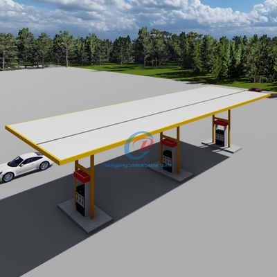 Bangunan Baja Prefabrikasi Stasiun Bensin