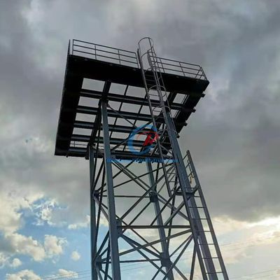 Menara air baja galvanis, Tangki penyimpanan air yang tinggi Penggunaan ruang yang efisien
