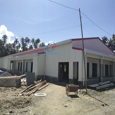 Berat Q345B Q235B Struktur baja Rumah unggas dengan ventilasi otomatis