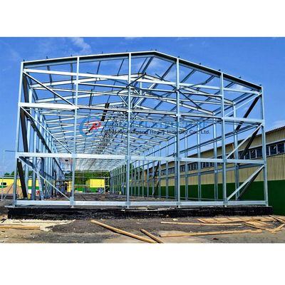 Struktur baja tahan lama Struktur atap gudang prefab ringan