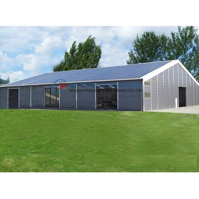 Lokakarya Prefab Struktur Baja Lukis / Galvanis Dengan Teknik Presisi