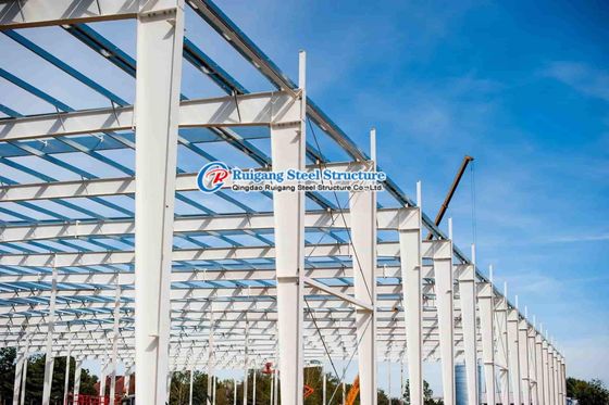 Q235 Bangunan Metal Shed Desain Konstruksi Prefabrikasi Struktur Baja Bengkel