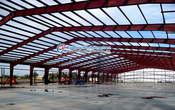 Q355 Prefab Metal Light Steel Structure Frame Bangunan Kantor Konstruksi