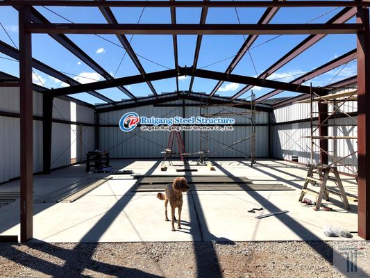 Galvanisasi Prefab Rangka Baja Struktur Baja Bangunan Industri Ringan