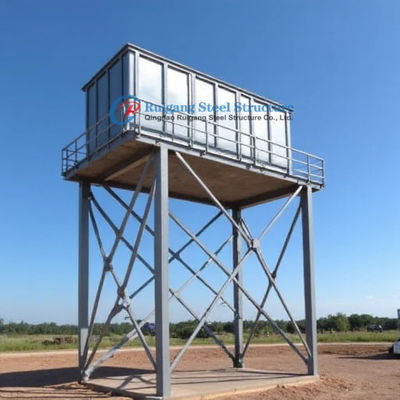 ASTM Hot Dip Galvanized Tank Air Untuk Air Minum Pemegang Tangki Air