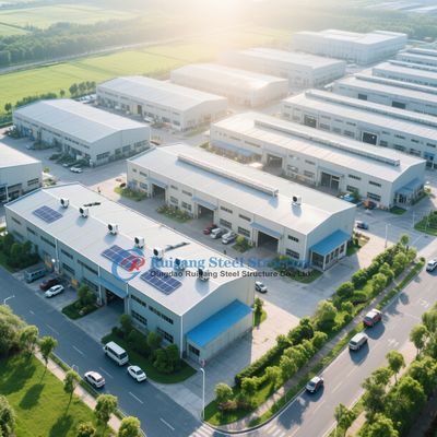 Desain Bangunan Pabrik Prefabrikasi Ringan Struktur Baja Lokakarya Gudang Logam