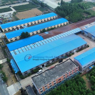 Konstruksi Baja Prefabrikasi Gudang Komersial Bangunan Baja Logam Gudang Konstruksi
