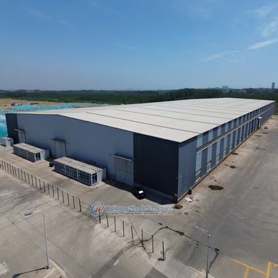 Struktur Baja Modular Gudang Disesuaikan Ringan tahan lama