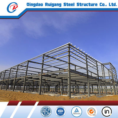 Bangunan Prefabrikasi Pergudangan Multi-Lantai Struktur Baja 3 Lantai