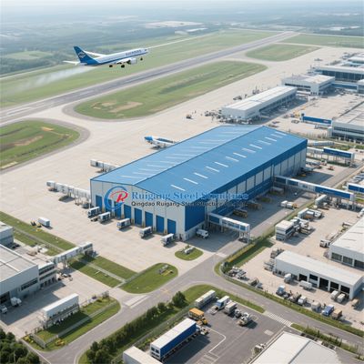 Prefabrikasi Bukti Baja Baja Prefabrikasi Bingkai Gudang Gudang Gudang Hangar Building